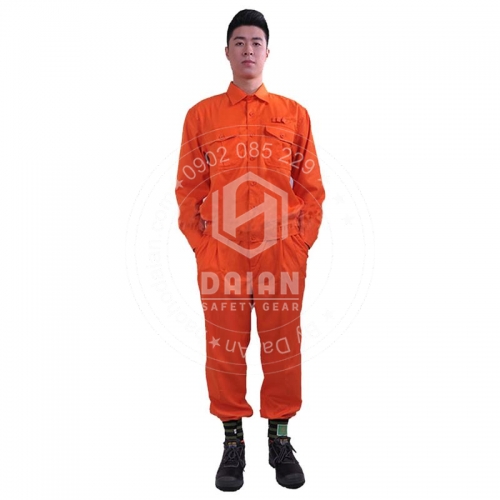 Quần áo thợ điện màu cam (kaki liên doanh)