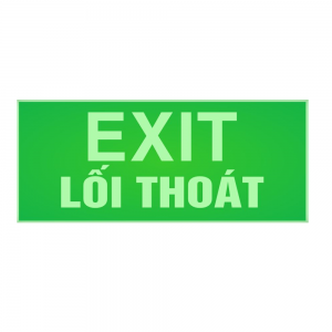 Biển báo Exit dạ quang